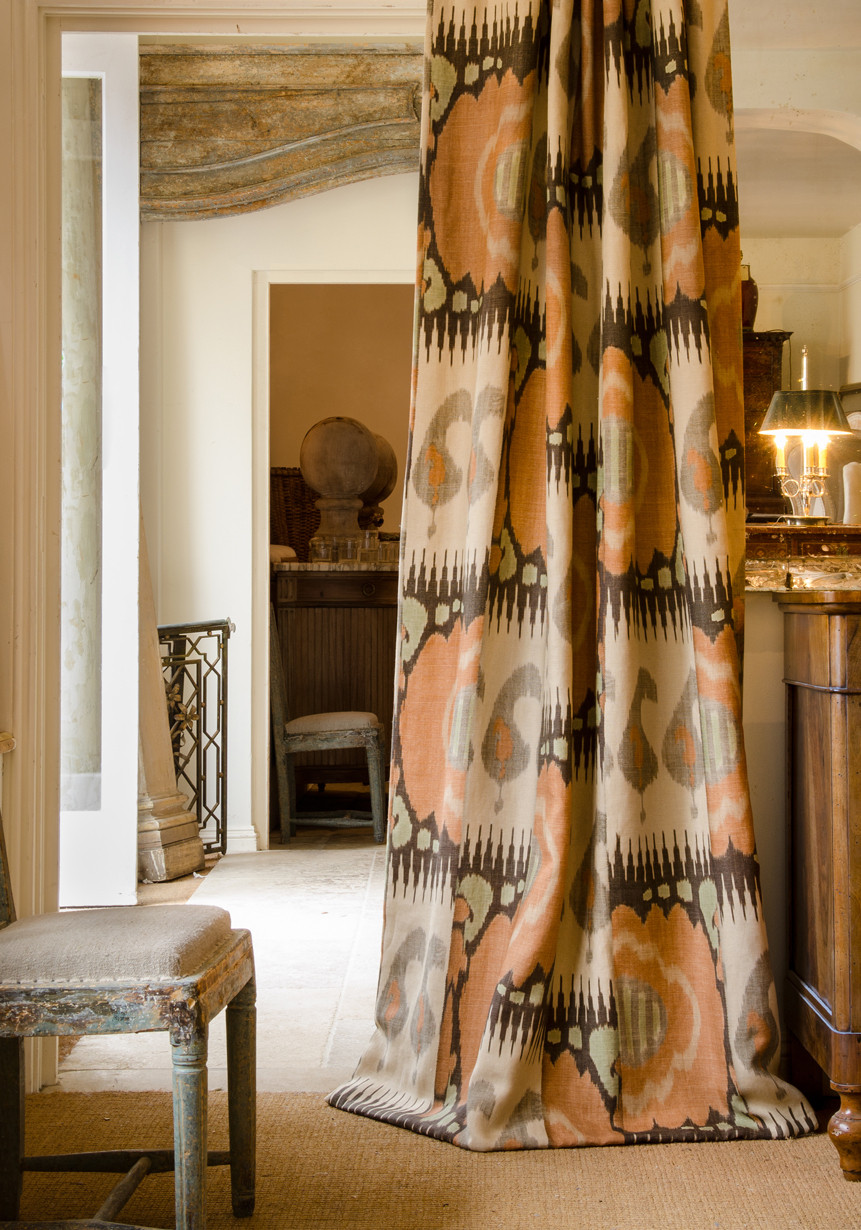 Kimono Ginger Green curtain lewis and wood